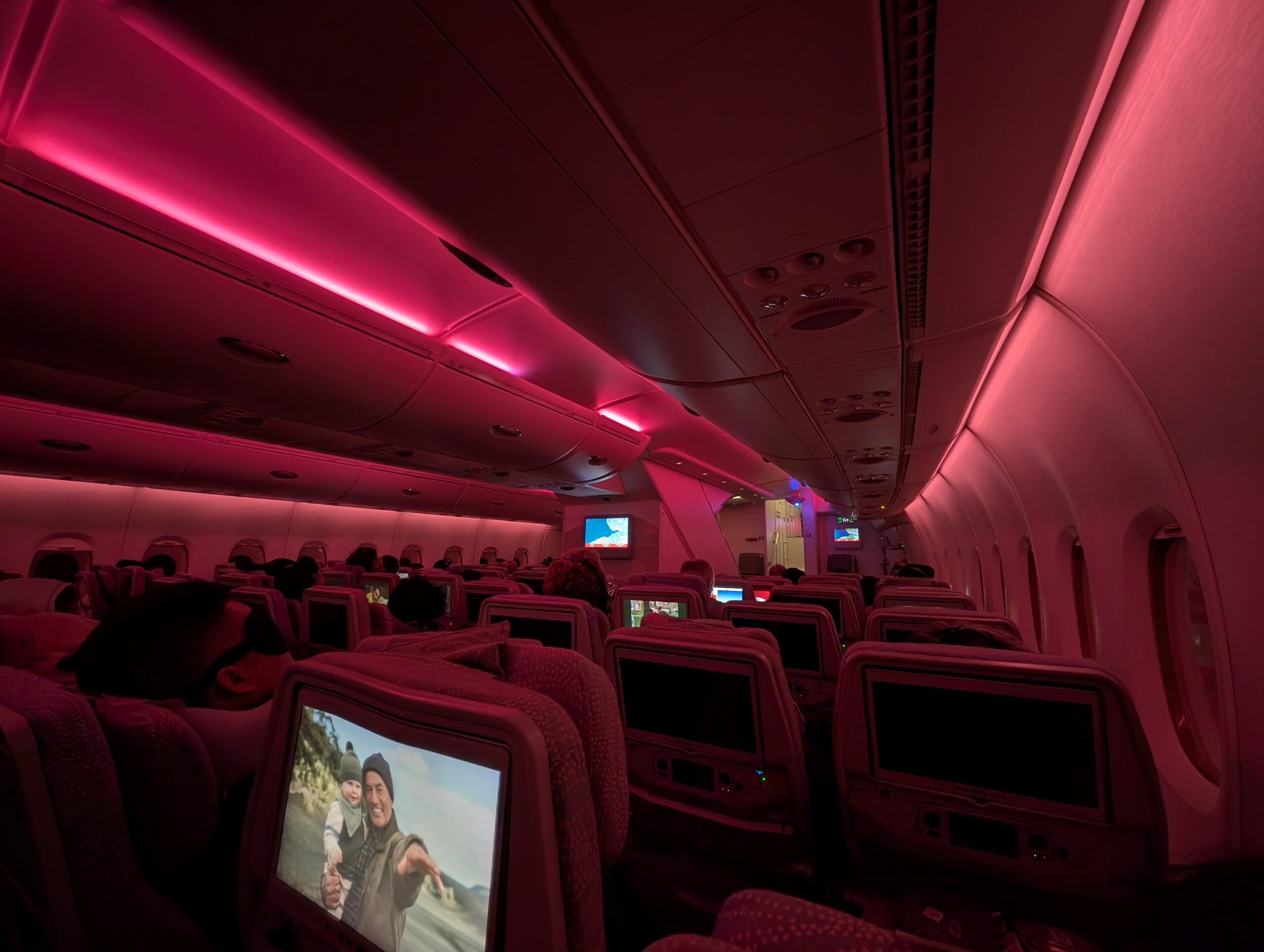 エミレーツ航空機内