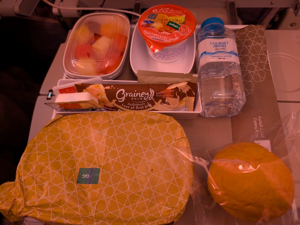 エミレーツ航空の機内食