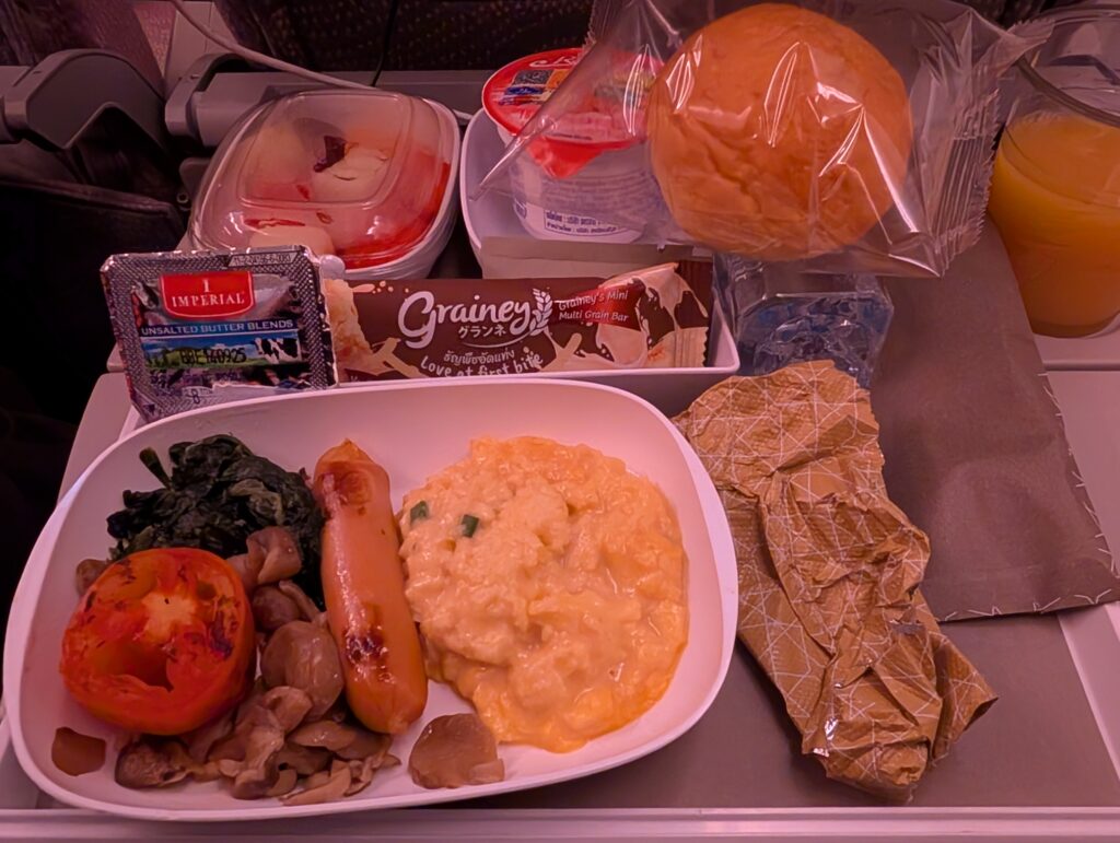 エミレーツ航空の機内食