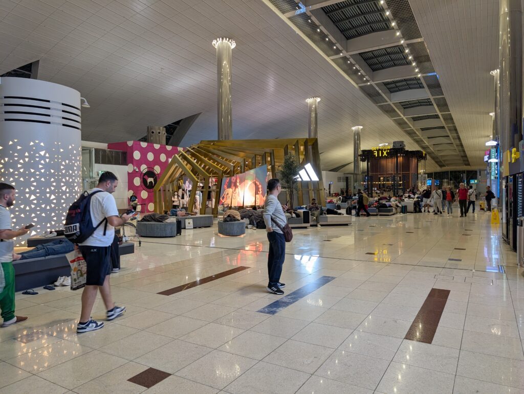 沢山の寝てる人たち