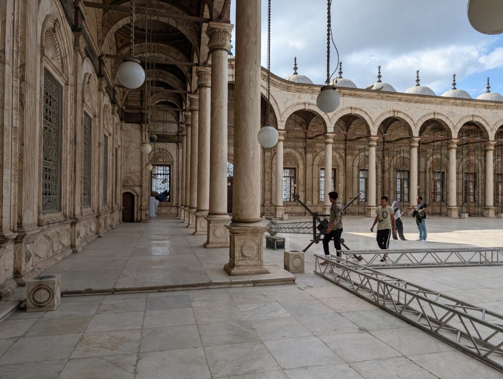 ムハンマド・アリー・モスク中庭の回廊