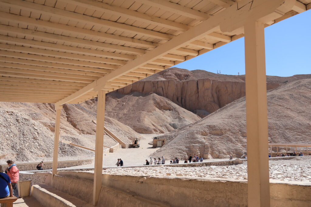 王家の谷の休憩所