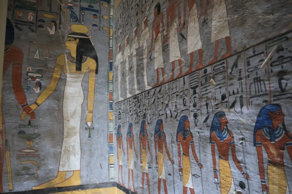 ラムセス1世の墓の壁画