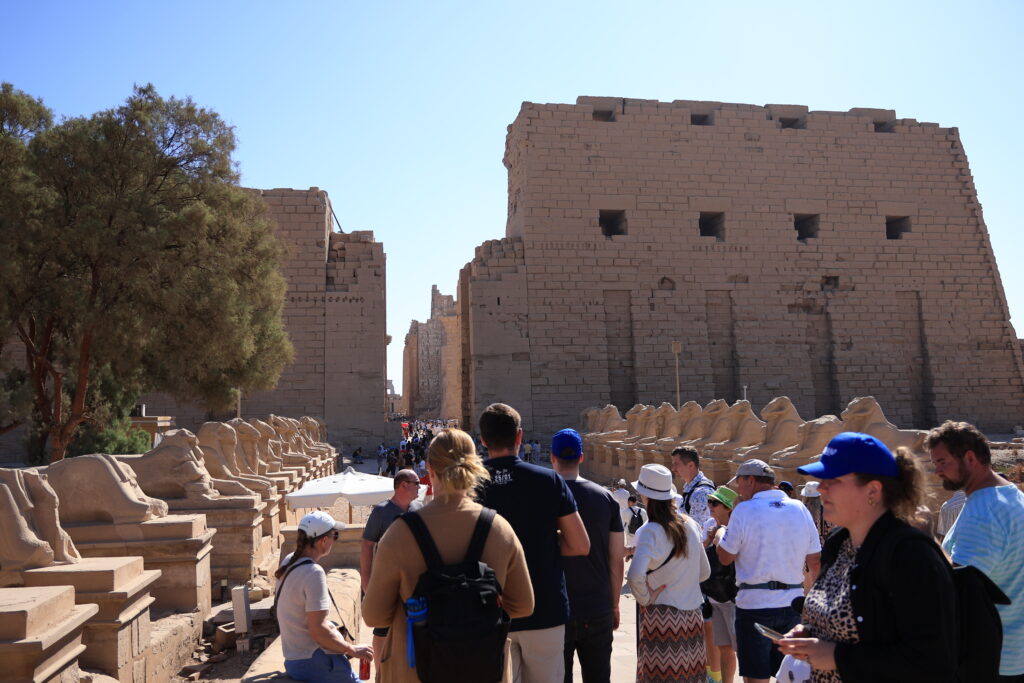 カルナック神殿の参道