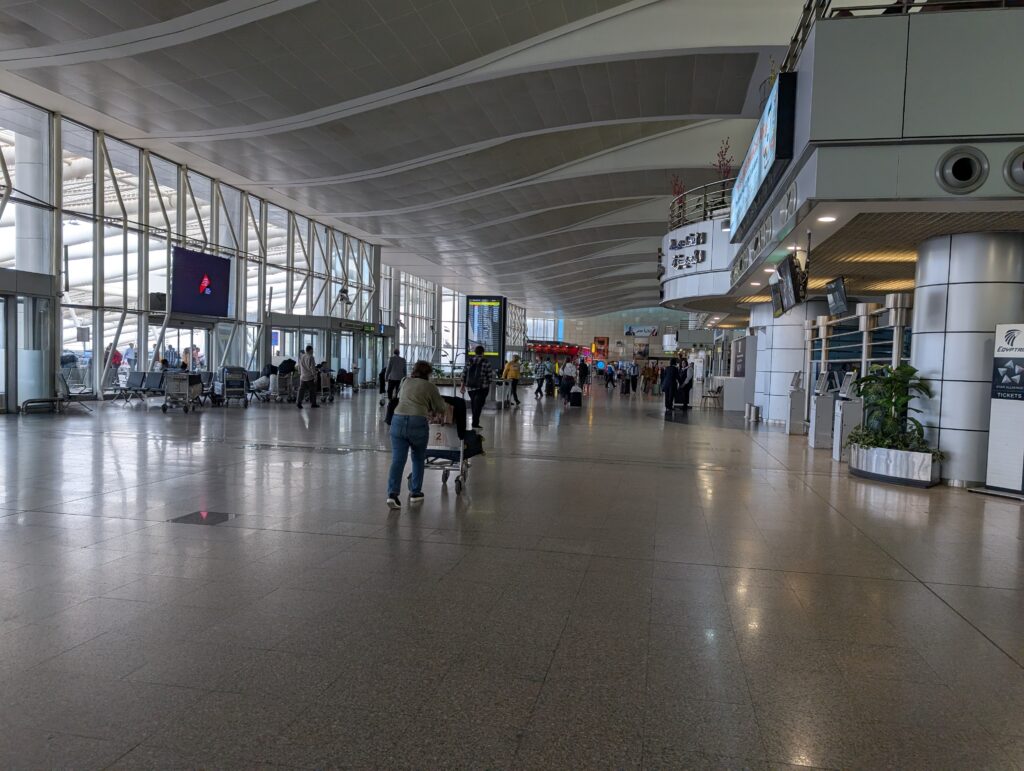 カイロ空港ターミナル3内