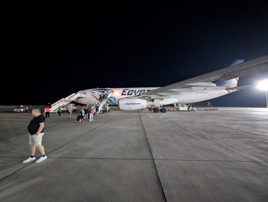 エジプト航空の機体