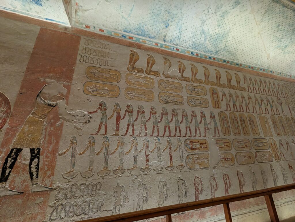 ラムセス4世の墓の壁画