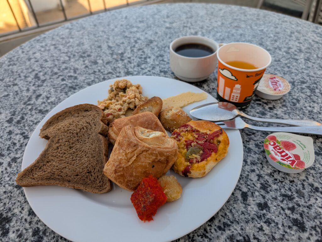 ピラミッズ・ビュー・イン（Pyramids View Inn）の朝食