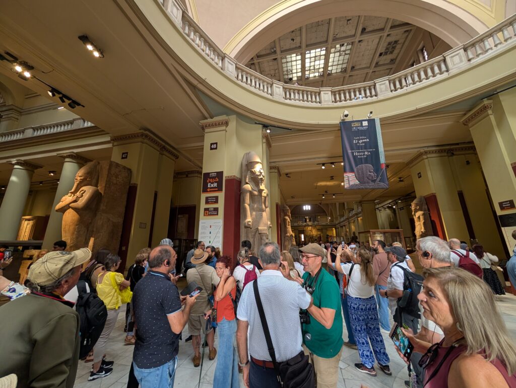 エジプト考古学博物館の館内