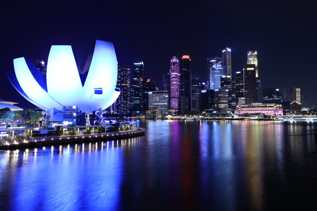 シンガポールの夜景
