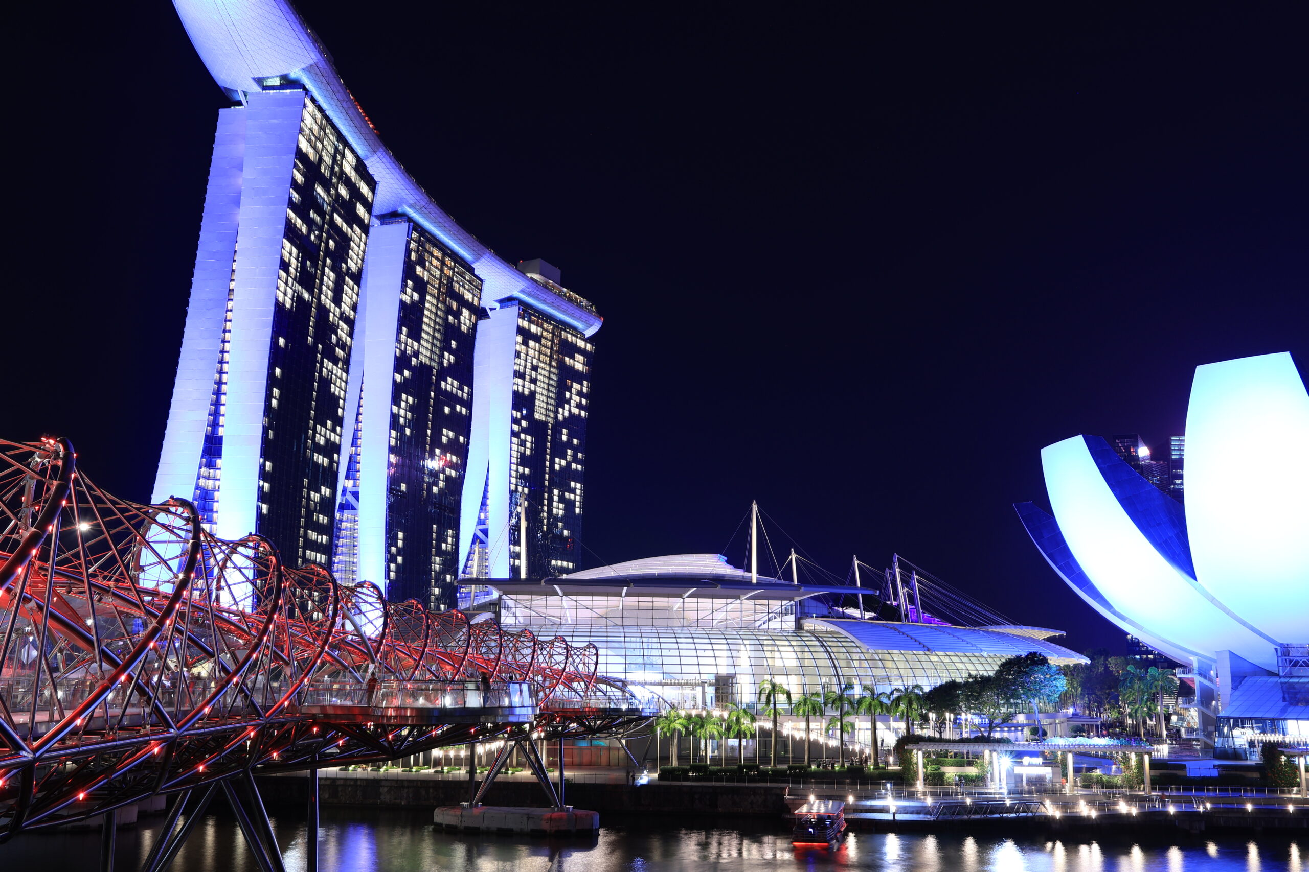シンガポールの夜景