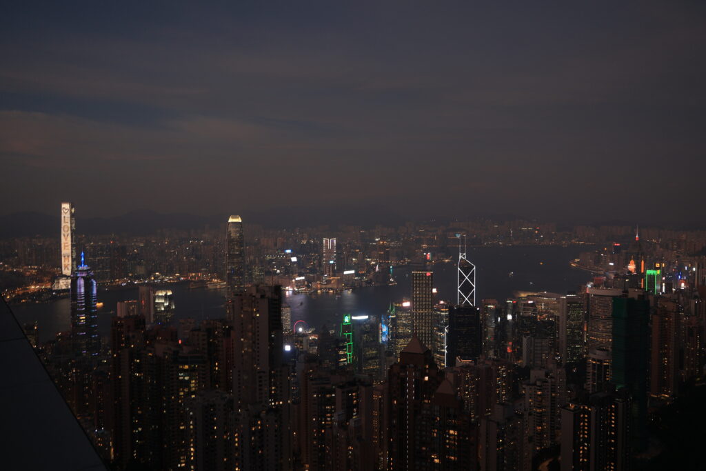 有料展望台（スカイテラス428）からの夜景