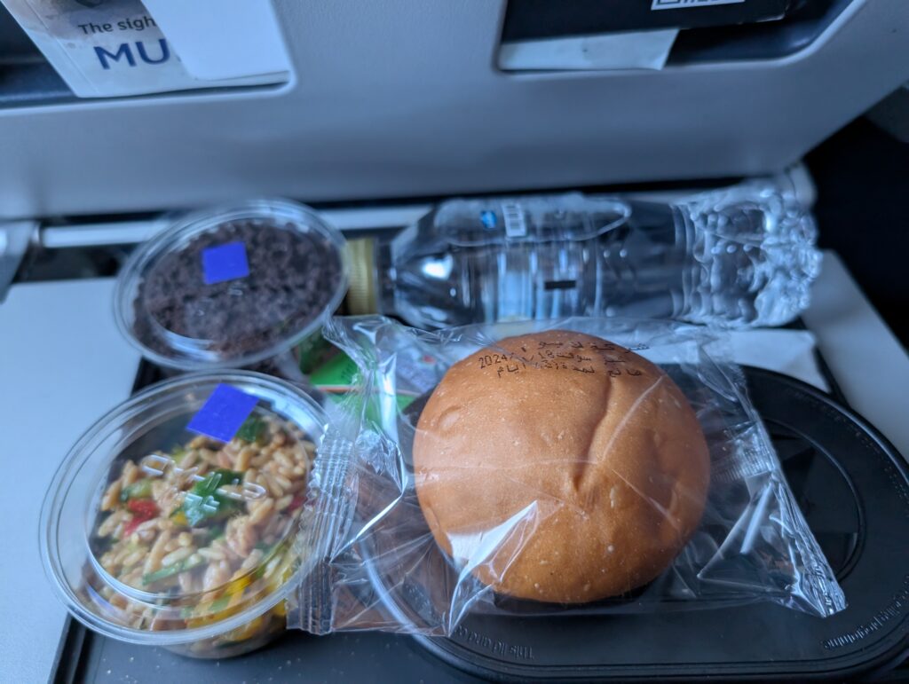 エティハド航空の機内食
