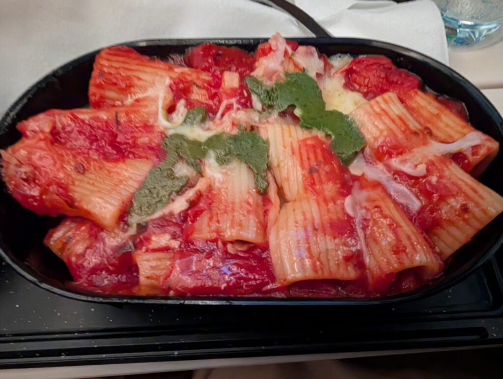 エティハド航空機内食