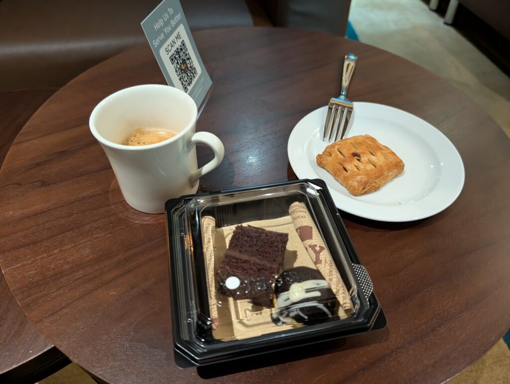 Sky Suite Airport Lounge　食事