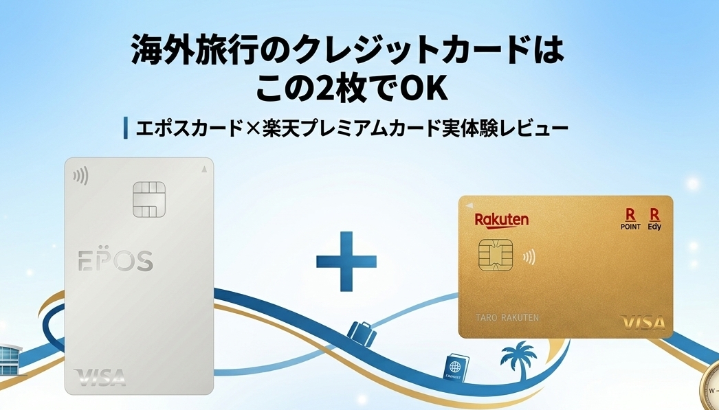 エポスカード+楽天プレミアムカード