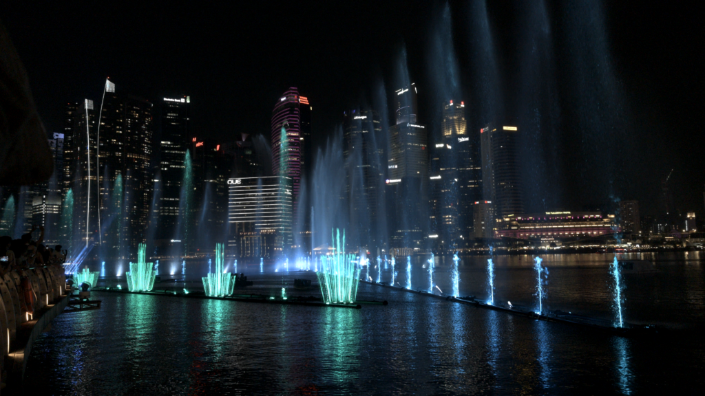 シンガポール噴水ショー