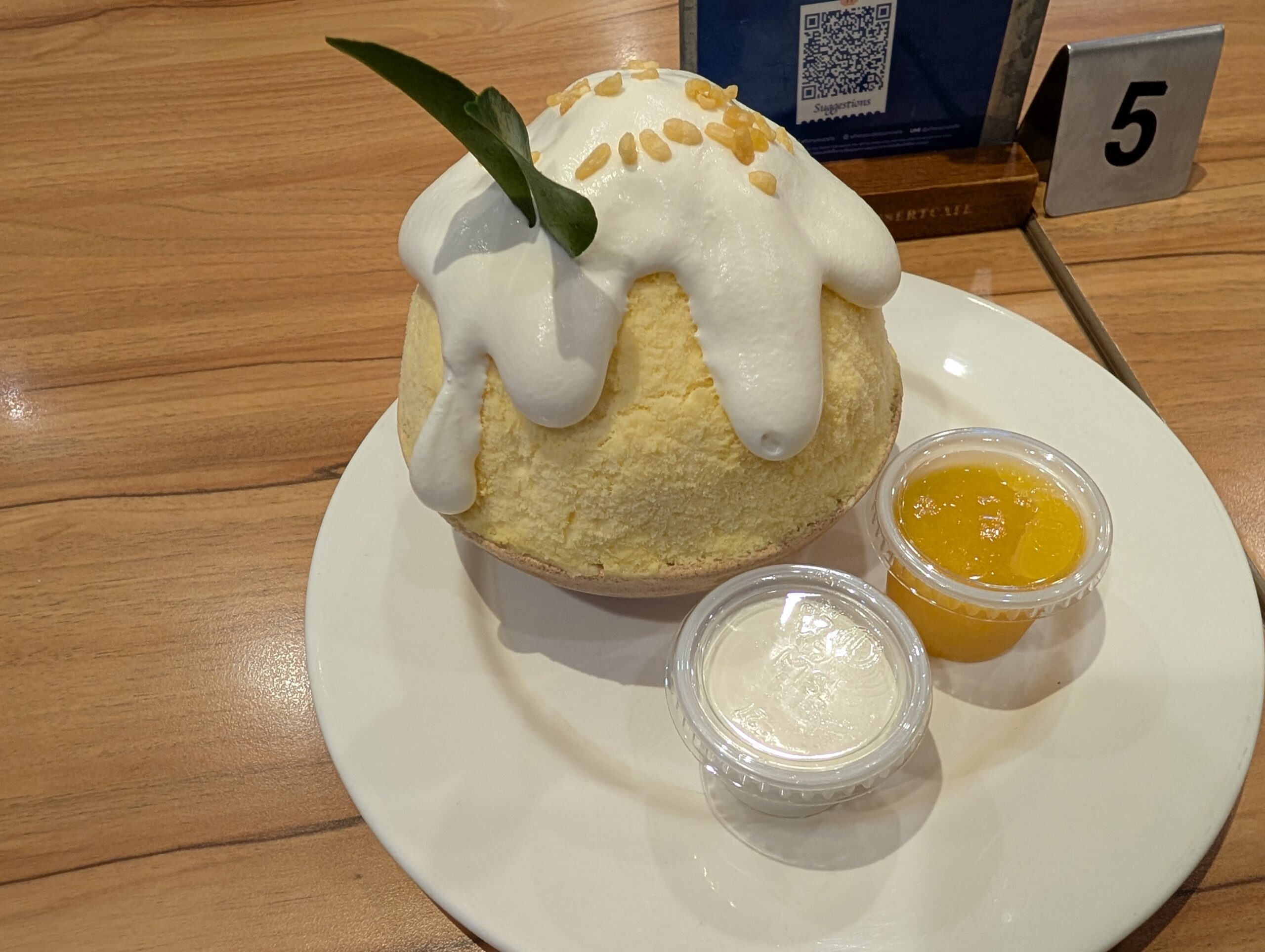 マンゴースティッキーライスかき氷