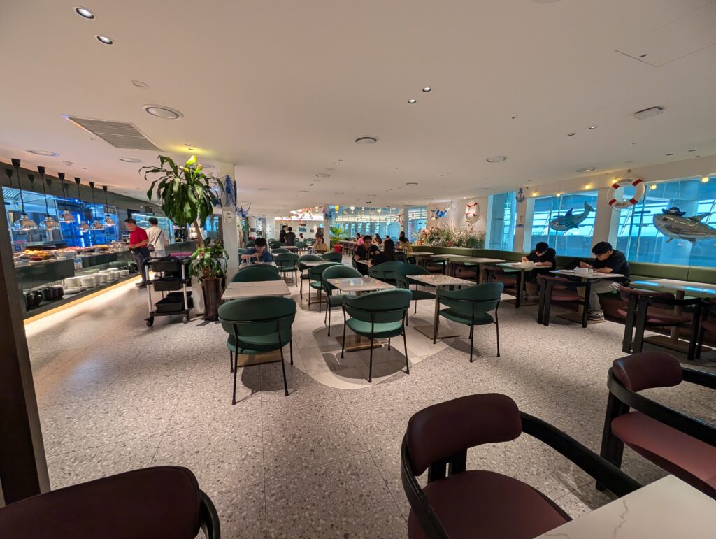 韓国・仁川（インチョン）空港のMatina Lounge内