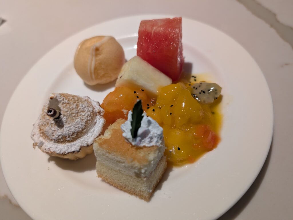 韓国・仁川（インチョン）空港のMatina Loungeでのデザート