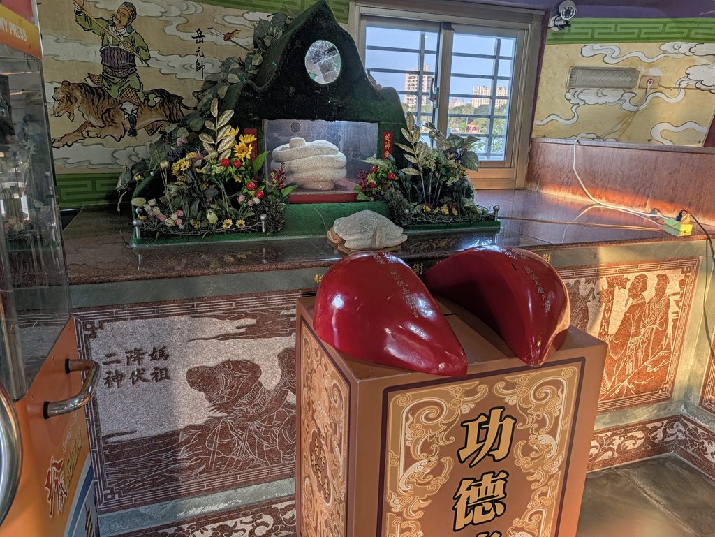 北極玄天上帝神像の中の様子