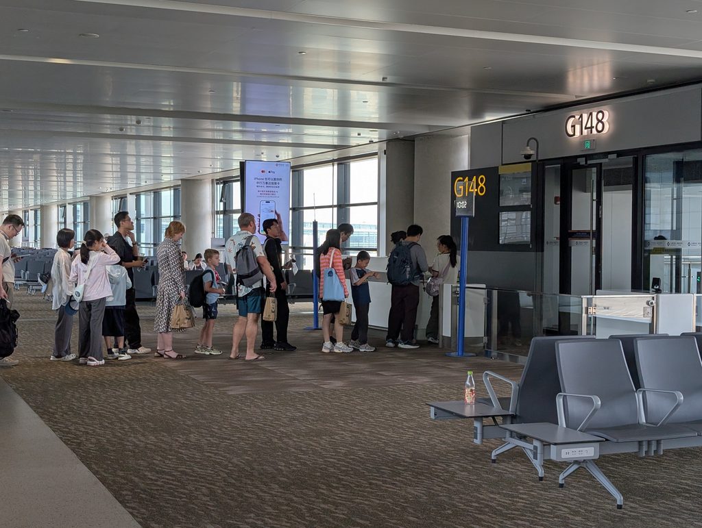 上海浦東空港のG148